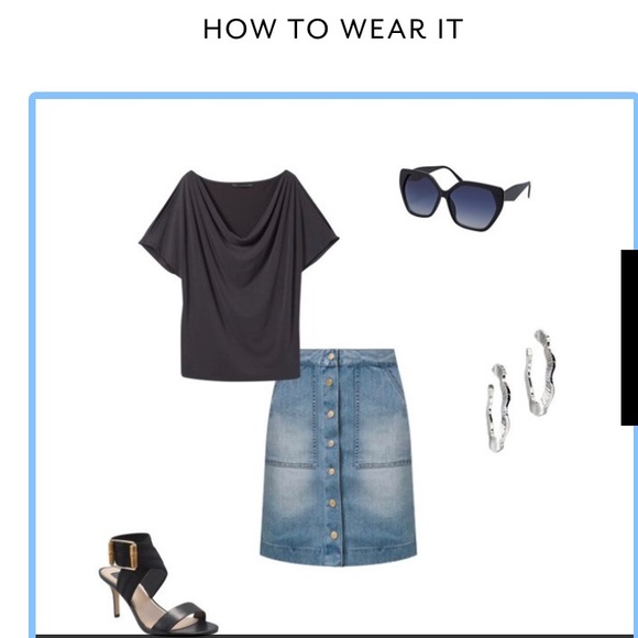 💝 GIFTED 🎁 NWT✨ Hammered Wavy Hoops - Picture 4 of 6